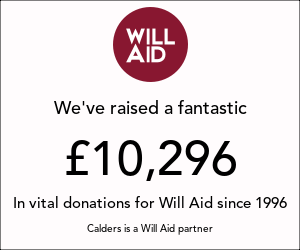 Calders supports Will Aid
