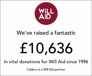 Calders supports Will Aid