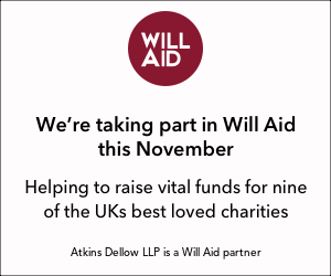 Atkins Dellow LLP supports Will Aid