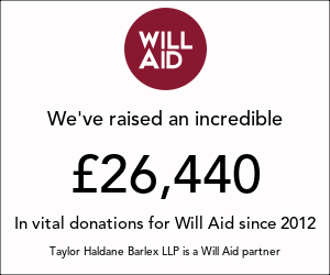 Taylor Haldane Barlex LLP supports Will Aid