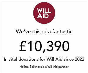 Hollam Solicitors supports Will Aid